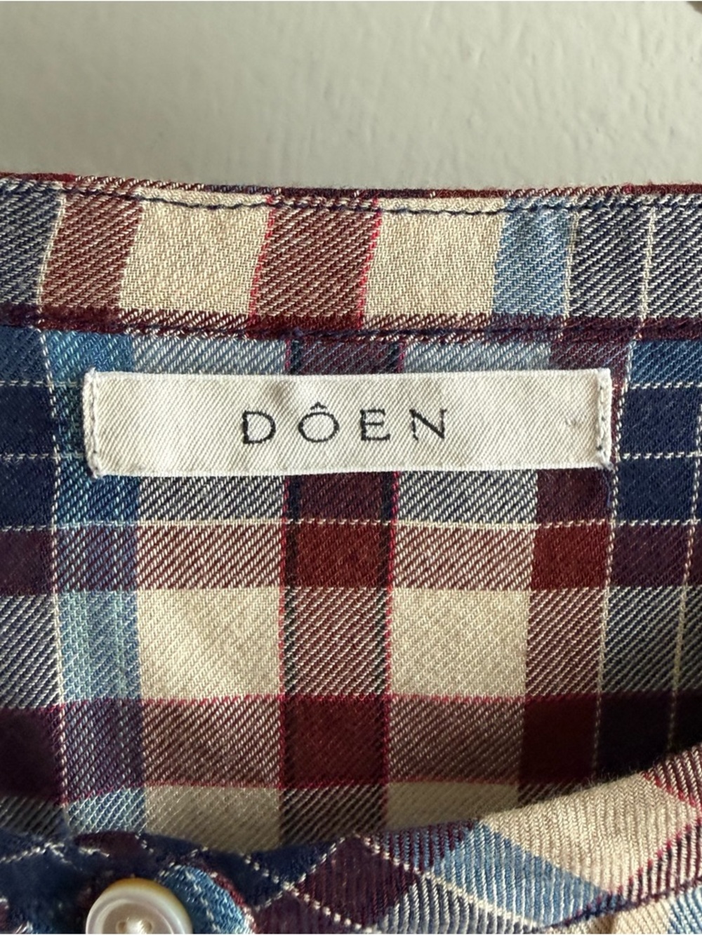 Doen Harlow plaid Top - Picture 3 of 6